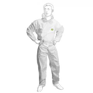 Type 5/6 Hop'Safe coverall in PP SMS 55 g/m² with a hood 