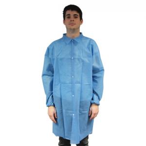 Hopen hygiene gown in PP SMS 50 g/m² with collar