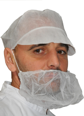 PP beard cover with elastic