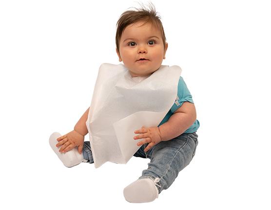 Tissue + PE bib for child 